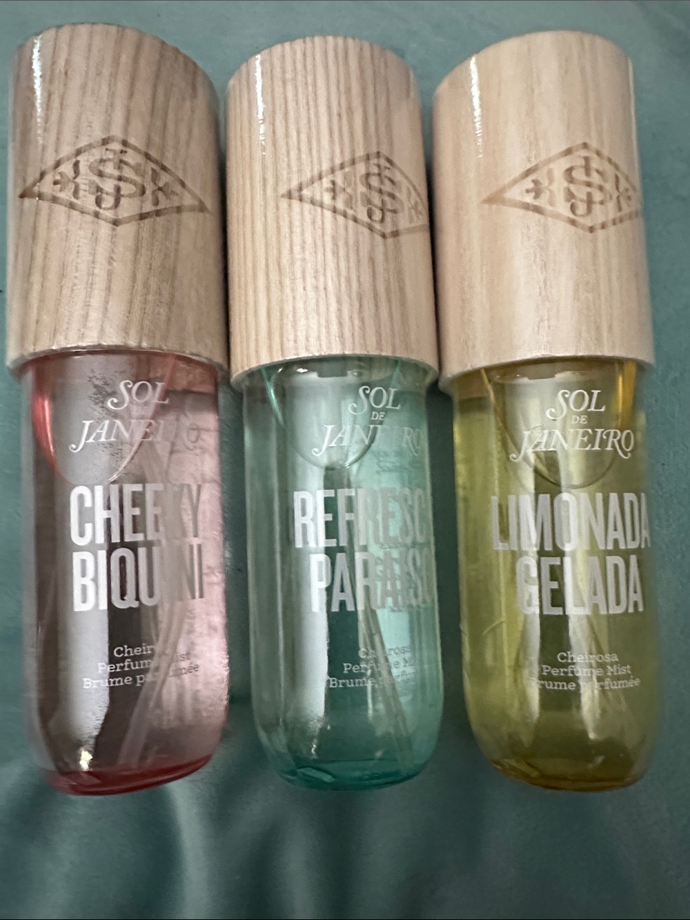 Sol De Janeiro Perfume Mist Lot-Cheeky Biquini,Refresco Paraiso,Limonada Gelada